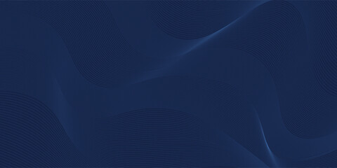 Dark blue abstract background with a subtle wavy halftone pattern. Small spotlight box. Curved lines, cosmic galaxy space. Festive background for social media, birthday party invitations. See Less