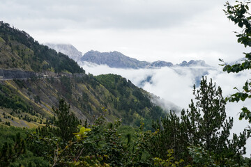 Fototapeta premium Mountain Landscape between Theth and Bogë in the Albanian Alps
