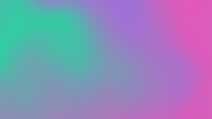 Blurred gradient green purple and pink  color