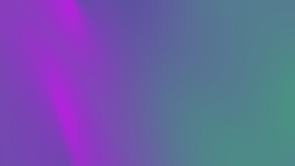 Gradient background of purple and green.