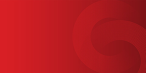 Collection of red concentric circles. Collection of radial sound wave or sonar rings. Pack of radar icon symbols, targets, dashed lines, halftones.