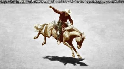 カウボーイと馬