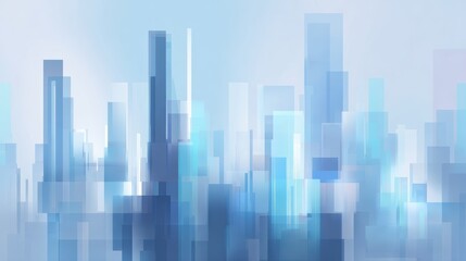 青い長方形の背景