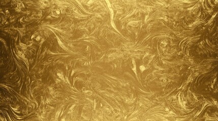 金色の渦巻く抽象的な背景