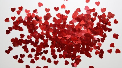 赤いハートの背景