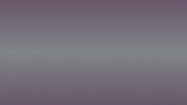Abstract pixelated background with a gradient of gray and purple colors.