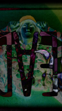 Vertical Film Burn Transitions 06