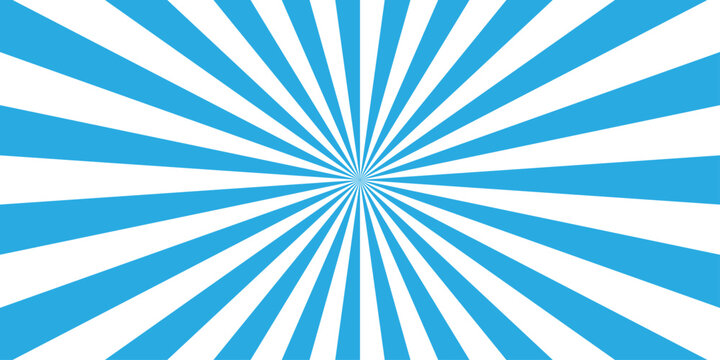 Vector sunray stripe background. Light sunburst glowing background. Sunburst pattern summer social banner. vector illustration pattern beam rays. Spiral radial striped backdrop design.