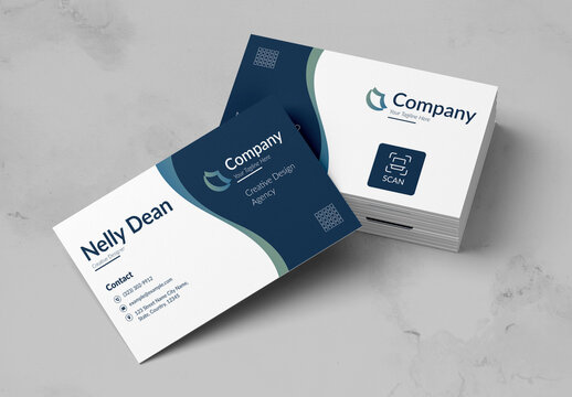 Business Card Template Layout