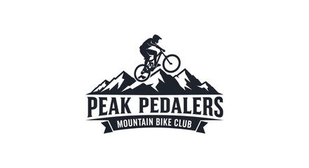 Peak Pedalers Mountain Bike Club Logo. © iis