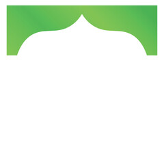Obraz premium Islamic Footer