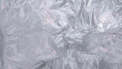 Obraz premium Translucent plastic wrap texture, abstract background with scattered light and soft colors