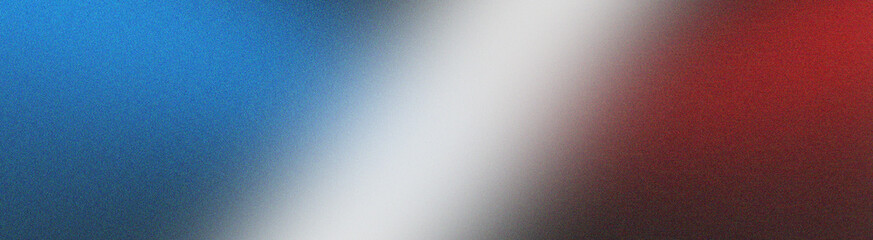 Blue and red abstract background with transparency and grain