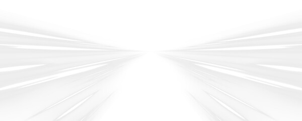 Zoom in motion effect, anime, manga. Neon laser speed line curve along city road, highway traffic. White light trail, futuristic energy, glowing directional flow. Dynamic concept png vector.  © ikril