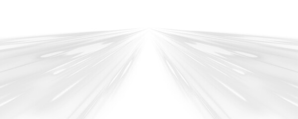 Fototapeta premium Glowing neon laser motion lines ripple city highway, road, race. Cool wind starts the blizzard. White light waves shape futuristic energy, flowing motion with luminous. Vector png illustration. 