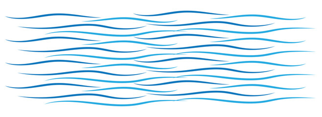 Fototapeta premium Water wave icon vector