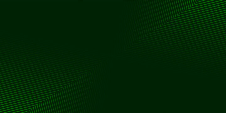 Green arrows background. Abstract triangle gradient wallpaper. Repeated arrow stripes backdrop for flyer, banner, poster, presentation. Thin to thick linear game or sport texture. Vector masculine bg