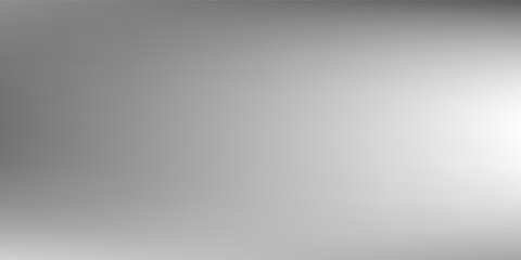 Silver background with metal mirror texture. Chrome gradient surface with simple abstract light ball.