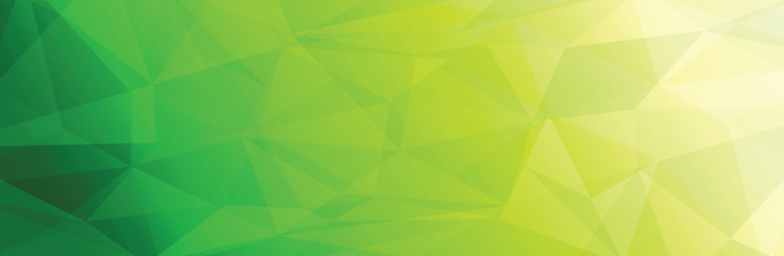 abstract geometric triangle low poly pattern green gradient