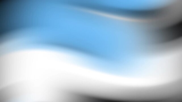 Creative blue business background with dynamic silver wave pattern
