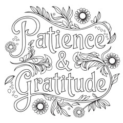 Fototapeta premium Ramadan Coloring Pages with Black and white vector illustration 