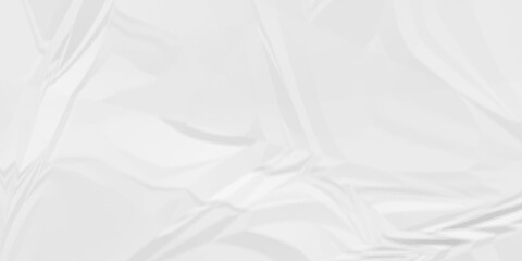 Obraz premium Creased paper parchment white blank page detail wrinkle blank white canvas. old paper crumple texture wrinkle. parchment empty letter texture.