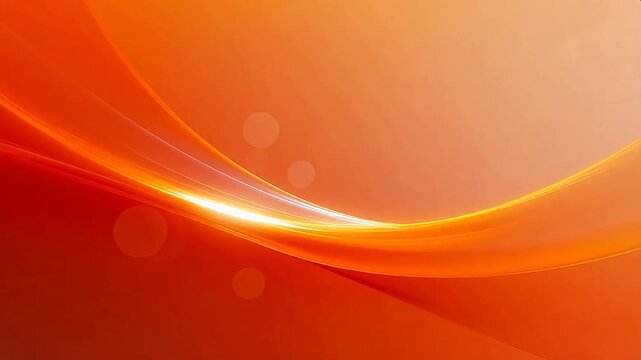 Abstract orange wave design