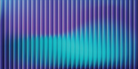 Fototapeta premium A dynamic abstract pattern of vertical lines in shades of blue and teal, creating a sense of depth and movement against a dark backdrop.