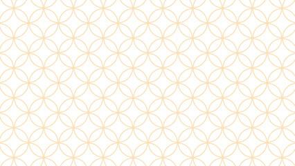 金色の七宝柄の和風背景