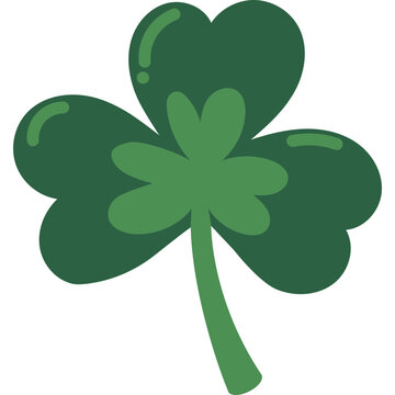 Green Shamrock Clover Icon
