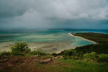 Panorama wyspy i laguna