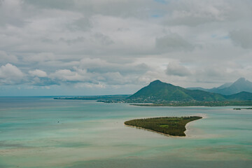 Panorama wyspy i laguna