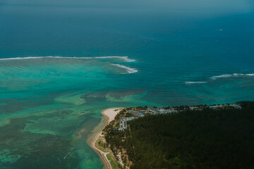 Panorama wyspy i laguna