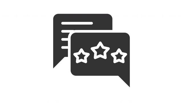 Animated review icon