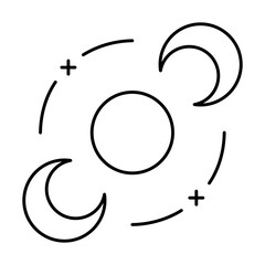 Crescent Moon Icon © Fairuz