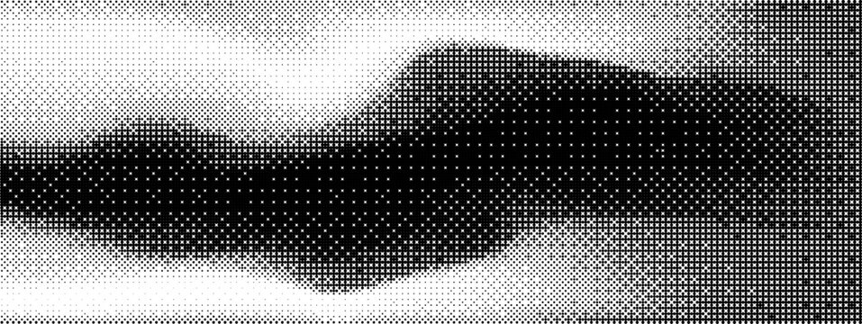 Bitmap 8 gradient with pixel game and bit dither for bg black background. Pattern vignette seamless and block duotone with overlay linear and grunge graphic illustration. Tile 16 and white geometric