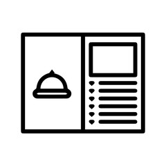 Restaurant Menu Outline Icon