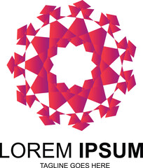 Obraz premium abstract geometric shape