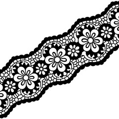 Intricate floral paper doily with decorative edge isolated on white background, showcasing detailed lace pattern and elegant design