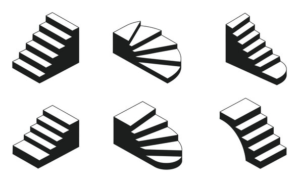 Collection of Isometric Staircase