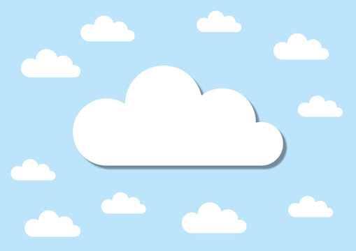 Clouds, illustration