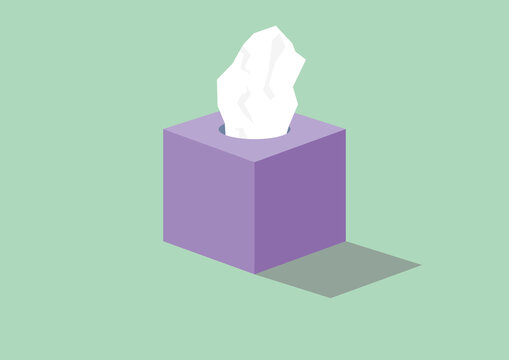 Tissue boxes, illustration