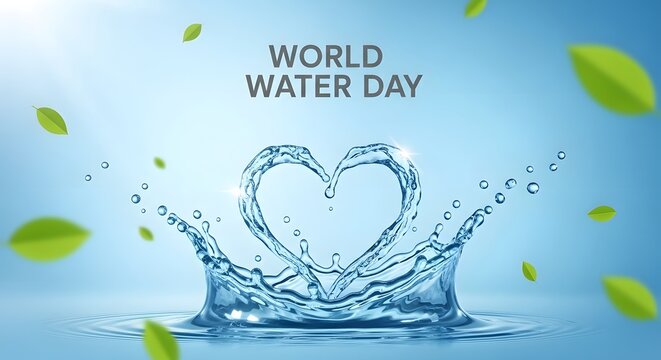 World water day celebrating our planet's precious resource for life and sustainability