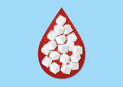 Diabetes, conceptual illustration