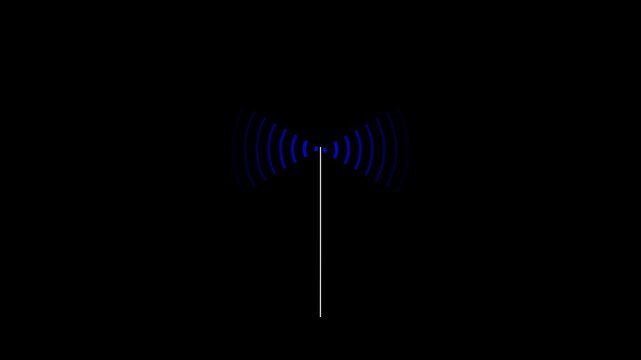 Abstract music vector illustration of a speaker and wireless internet network signal logo icon design concept