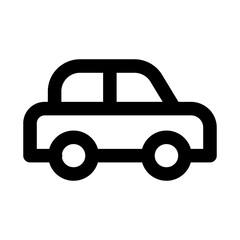 Car Modern Line Icon for Transportation, Automotive, and Vehicle Illustration