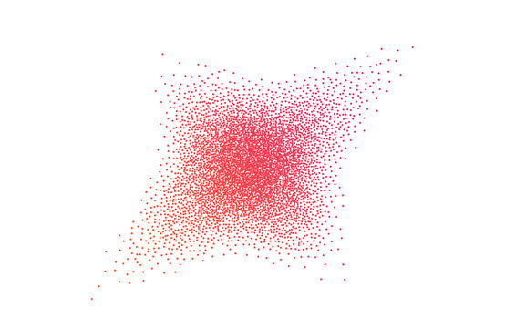 Spray Dot Grain Stippled Dotted Noise Star Element. Dirty Dust Sand Splattered Vector. Grunge Sprinkle Dotwork Texture Gradient Stain Sparkle Figure. Splash of Black Dots y2k Design Spot. Isolated