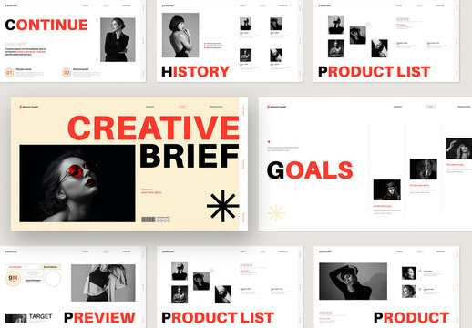 Modern Creative Brief Presentation Template