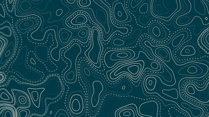 Topographic map background with space for copy . Line topography map contour background , geographic grid abstract vector illustration. © Creative