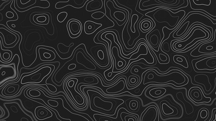 Luxury white abstract line art background. Background of the topographic map. Topographic map lines, contour  background. Geographic abstract grid. vector illustration. © Creative